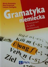 Gramatyka niemiecka w ćwiczeniach SP PWN. Autor: Kozubska Marta, Krawczyk Ewa, Zastąpiło Lucyna. Dobreksiazki.pl Okładka książki Gramatyka niemiecka w ćwiczeniach SP PWN
