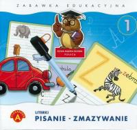 Pisanie-zmywanie 1 Literki ALEX. Wydawca: Alexander. Dobreksiazki.pl Opakowanie Pisanie-zmywanie 1 Literki ALEX