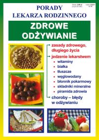 Porady lek. rodzinnego. Zdrowe odżywianie. Autor: Pietkun Katarzyna. Dobreksiazki.pl Okładka książki Porady lek. rodzinnego. Zdrowe odżywianie