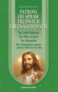 Patroni od spraw trudnych i beznadziejnych.. Autor: Mrozek Stanisław. Dobreksiazki.pl Okładka książki Patroni od spraw trudnych i beznadziejnych.