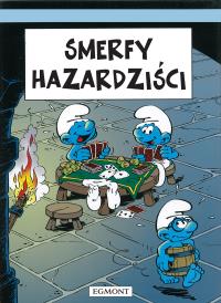 Smerfy Komiks T.23 Smerfy hazardziści. Autor: Luc Parthoens. Dobreksiazki.pl Okładka książki Smerfy Komiks T.23 Smerfy hazardziści