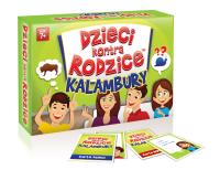 Dzieci kontra Rodzice. Kalambury. Wydawca: Kangur. Dobreksiazki.pl Opakowanie Dzieci kontra Rodzice. Kalambury