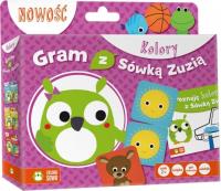 Gram z Sówką Zuzią Kolory. Autor: Opracowanie zbiorowe. Dobreksiazki.pl Okładka książki Gram z Sówką Zuzią Kolory