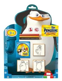 Pieczątki Shaped Pingwiny z Madagaskaru 3 sztuki. Wydawca: Multiprint. Dobreksiazki.pl Opakowanie Pieczątki Shaped Pingwiny z Madagaskaru 3 sztuki