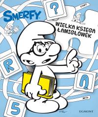 Wielka księga łamigłówek. Smerfy. Autor: Opracowanie zbiorowe. Dobreksiazki.pl Okładka książki Wielka księga łamigłówek. Smerfy
