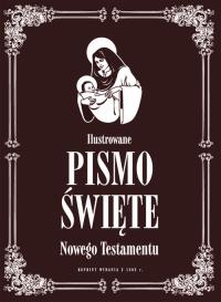 Ilustrowane Pismo Święte Nowego Testamentu. Autor: tłumaczenie ks.Jakub Wujek. Dobreksiazki.pl Okładka książki Ilustrowane Pismo Święte Nowego Testamentu