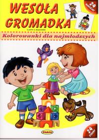 Kolorowanki dla najmł. - Wesoła gromadka PASJA. Autor: Ernest Błędowski. Dobreksiazki.pl Okładka książki Kolorowanki dla najmł. - Wesoła gromadka PASJA