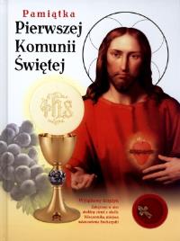 Pamiątka Pierwszej Komunii z krzyżykiem. Autor: praca zbiorowa. Dobreksiazki.pl Okładka książki Pamiątka Pierwszej Komunii z krzyżykiem