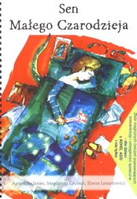 Sen Małego Czarodzieja. Autor: Janiec Agnieszka, Grubich Magdalena, Lenartowicz Elwira. Dobreksiazki.pl Okładka książki Sen Małego Czarodzieja