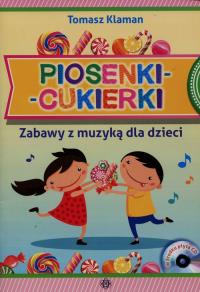 Okładka książki Piosenki cukierki. Zabawy z muzyką dla dzieci CD