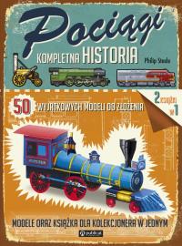 POCIĄGI. KOMPLETNA HISTORIA. 50 WYJĄTKOWYCH MODELI DO ZŁOŻENIA. Autor: Steele Philip. Dobreksiazki.pl Okładka książki POCIĄGI. KOMPLETNA HISTORIA. 50 WYJĄTKOWYCH MODELI DO ZŁOŻENIA