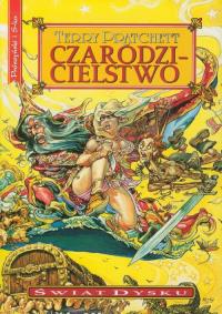 Świat Dysku. Czarodzicielstwo. Autor: Terry Pratchett. Dobreksiazki.pl Okładka książki Świat Dysku. Czarodzicielstwo