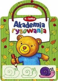 Akademia rysowania 4-latka. Autor: Praca zbiorowa. Dobreksiazki.pl Okładka książki Akademia rysowania 4-latka