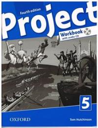 Project 5 Fourth Edition WB with CD. Autor: Tom Hutchinson. Dobreksiazki.pl Okładka książki Project 5 Fourth Edition WB with CD