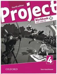 Project Fourth Edition 4 WB with Audio CD. Autor: Tom Hutchinson. Dobreksiazki.pl Okładka książki Project Fourth Edition 4 WB with Audio CD