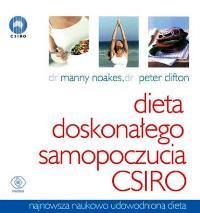 Dieta doskonałego samopoczucia CSIRO. Autor: Manny Noakes, Peter Clifton. Dobreksiazki.pl Okładka książki Dieta doskonałego samopoczucia CSIRO