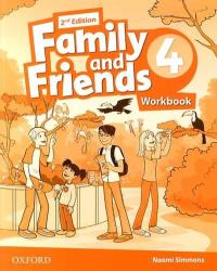 Family and Friends 2E 4 WB OXFORD. Autor: Simmons Naomi, Tamzin Thompson. Dobreksiazki.pl Okładka książki Family and Friends 2E 4 WB OXFORD