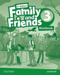 Family and Friends 3 WB w. II OXFORD. Autor: Liz Driscoll. Dobreksiazki.pl Okładka książki Family and Friends 3 WB w. II OXFORD