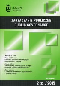 Zarządzanie publiczne 2015/2. Wydawca: Scholar. Dobreksiazki.pl Opakowanie Zarządzanie publiczne 2015/2