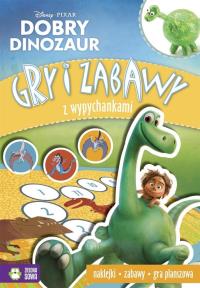 Dobry Dinozaur Gry i zabawy z wypychankami Disney. Autor: Opracowanie zbiorowe. Dobreksiazki.pl Okładka książki Dobry Dinozaur Gry i zabawy z wypychankami Disney
