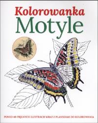 Motyle Kolorowanka. Autor: Opracowanie zbiorowe. Dobreksiazki.pl Okładka książki Motyle Kolorowanka