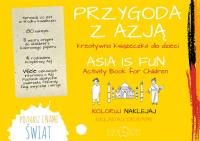 Przygoda z Azją kreatywna książeczka. Autor: Loskot Kamila. Dobreksiazki.pl Okładka książki Przygoda z Azją kreatywna książeczka