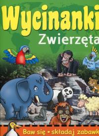 Wycinanki Zwierzęta. Autor: Opracowanie zbiorowe. Dobreksiazki.pl Okładka książki Wycinanki Zwierzęta