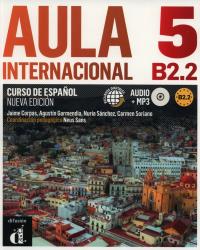 Aula Internacional 5 LO. Podręcznik+CD, nowa edycja. Język h. Autor: Corpas Jaime, Garmendia Agustin, Quintana Sanchez Nuria. Dobreksiazki.pl Okładka książki Aula Internacional 5 LO. Podręcznik+CD, nowa edycja. Język h