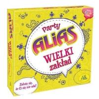 Gra - Party Alias. Wielki zakład ALBI. Autor: Praca zbiorowa. Dobreksiazki.pl Okładka książki Gra - Party Alias. Wielki zakład ALBI