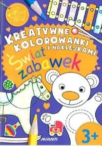 Kolorowanka Świat zabawek. Autor: praca zbiorowa. Dobreksiazki.pl Okładka książki Kolorowanka Świat zabawek