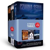 Pakiet Czarna Seria II. Nagi ambasador; Niewidzialny człwoiek z Salem; Ostatni Lapończyk. Autor: Magnus Zaar, Christoffer Carlsson. Dobreksiazki.pl Okładka książki Pakiet Czarna Seria II. Nagi ambasador; Niewidzialny człwoiek z Salem; Ostatni Lapończyk