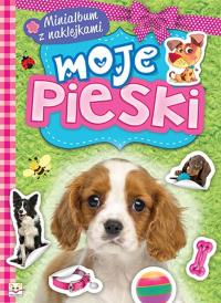 Minialbum z naklejkami - Moje pieski. Autor: Opracowanie zbiorowe. Dobreksiazki.pl Okładka książki Minialbum z naklejkami - Moje pieski