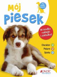 Mój piesek - książka z naklejkami. Autor: Tenerezza Bruno. Dobreksiazki.pl Okładka książki Mój piesek - książka z naklejkami