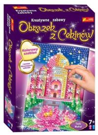 Obrazek z Cekinów. Tadż Mahal. Wydawca: Ranok-Creative. Dobreksiazki.pl Opakowanie Obrazek z Cekinów. Tadż Mahal