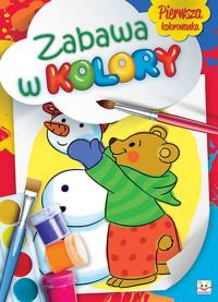 Okładka książki Zabawa w kolory. Malowanka przedszkolaka