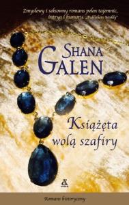 Książęta wolą szafiry. Autor: Galen Shana. Dobreksiazki.pl Okładka książki Książęta wolą szafiry