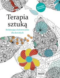 Terapia sztuką. Kolorowanka dla dorosłych. Autor: Rose Christina. Dobreksiazki.pl Okładka książki Terapia sztuką. Kolorowanka dla dorosłych