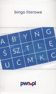 Bingo literowe. Wydawca: Wydawnictwo Naukowe PWN. Dobreksiazki.pl Opakowanie Bingo literowe