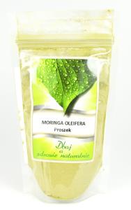 Moringa - sproszkowane liście 100g. Dobreksiazki.pl Zdjęcie produktu Moringa - sproszkowane liście 100g