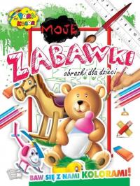 Pora na kolor - Moje Zabawki. Autor: Opracowanie zbiorowe. Dobreksiazki.pl Okładka książki Pora na kolor - Moje Zabawki