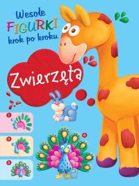 Zwierzęta Wesołe figurki. Autor: Opracowanie zbiorowe. Dobreksiazki.pl Okładka książki Zwierzęta Wesołe figurki