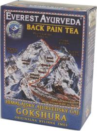Everest Ayurveda Herbatka GOKSHURA 100g - Bóle pleców i kręgosłupa. Producent: Everest Ayurveda. Dobreksiazki.pl Zdjęcie produktu Everest Ayurveda Herbatka GOKSHURA 100g - Bóle pleców i kręgosłupa
