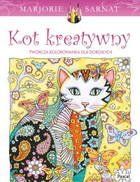Kot kreatywny. Autor: Marjore Sarnat. Dobreksiazki.pl Okładka książki Kot kreatywny