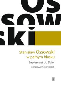 Okładka książki Stanisław Ossowski w pełnym blasku