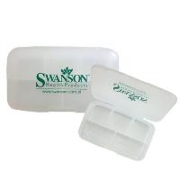 Swanson Organizer na tabletkii - przezroczysty. Producent: Swanson. Dobreksiazki.pl Zdjęcie produktu Swanson Organizer na tabletkii - przezroczysty