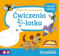 Domowa Akademia. Ćwiczenia 4-latka. Autor: Elżbieta Pietruczuk-Bogucka. Dobreksiazki.pl Okładka książki Domowa Akademia. Ćwiczenia 4-latka