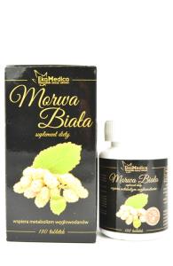 EkaMedica Morwa biała 180tabl. Producent: EkaMedica. Dobreksiazki.pl Zdjęcie produktu EkaMedica Morwa biała 180tabl
