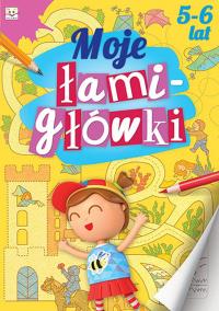 Moje łamigłówki 5-6 lat. Autor: Opracowanie zbiorowe. Dobreksiazki.pl Okładka książki Moje łamigłówki 5-6 lat