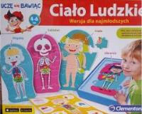 Uczę się bawiąc. Ciało Ludzkie. Autor: Uczę się bawiąc. Dobreksiazki.pl Okładka książki Uczę się bawiąc. Ciało Ludzkie