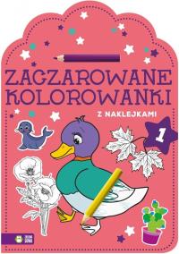 Zaczarowane kolorowanki Część 1. Autor: Opracowanie zbiorowe. Dobreksiazki.pl Okładka książki Zaczarowane kolorowanki Część 1
